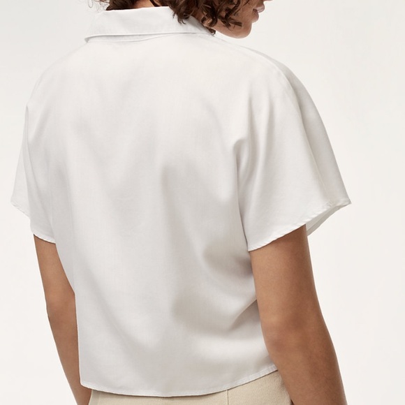 Aritzia Wilfred Free The Tie-Front Blouse - Picture 2 of 7